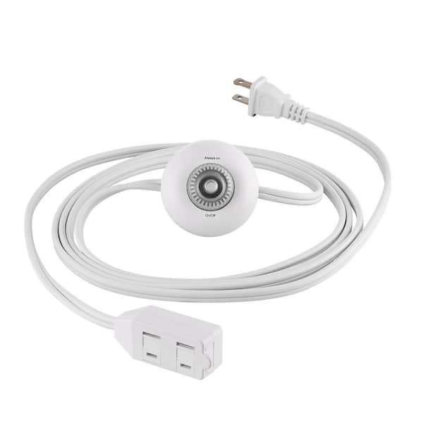 HDX 9 ft. 16/2 Light Duty Indoor Multi-Outlet Extension Cord with
