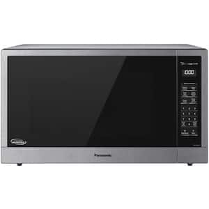 2.2 cu. ft. Countertop Microwave in Stainless Steel Built-in with Cyclonic Wave Inverter Technology and Sensor Cook