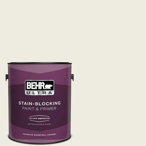 BEHR ULTRA 1 gal. #W-F-720 Silver Leaf Extra Durable Eggshell Enamel Interior Paint & Primer