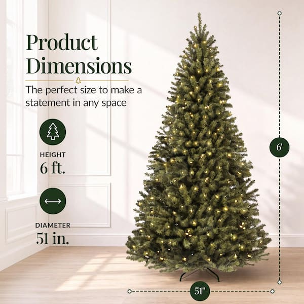Best Choice Products 6 ft. Pre-Lit Incandescent Spruce Artificial