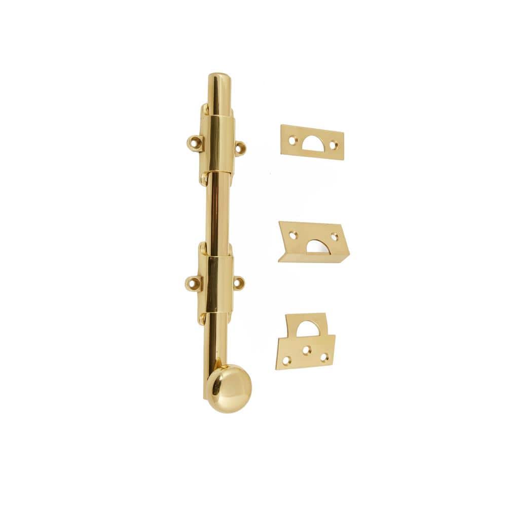 idh by St. Simons 8 in. HeavyDuty Solid Brass Polished Brass Surface
