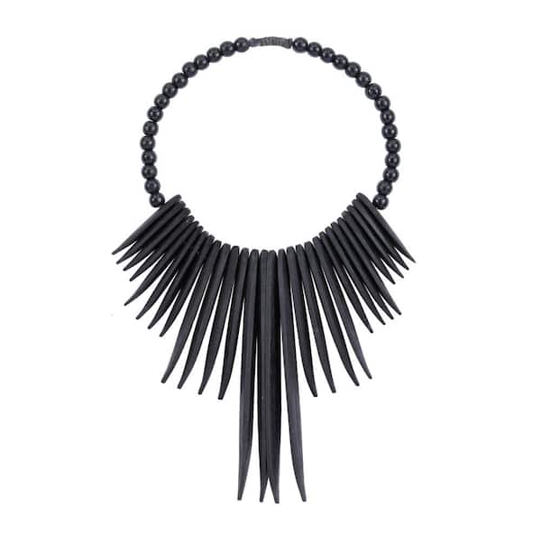 Kriya Black Necklace - Shop Black Jewelry Online - Edgability – EDGABILITY