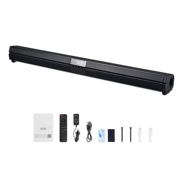 Sound Bar for Smart TV, 2.0 Channel, 32 in. Compact Soundbar TV Speakers for Projector, Bluetooth AUX Connection, Remote