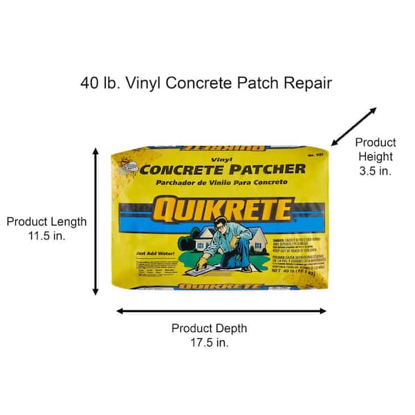 Buy Quikrete Vinyl Concrete Patch 40 Lb., Gray