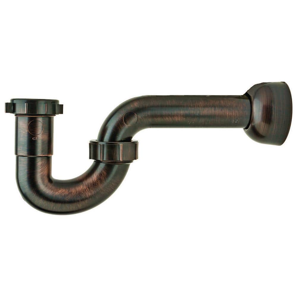 1-1/2 in. Decorative ABS Plastic P-Trap in ABS Plastic in Oil Rubbed Bronze price history on PriceWatchPro