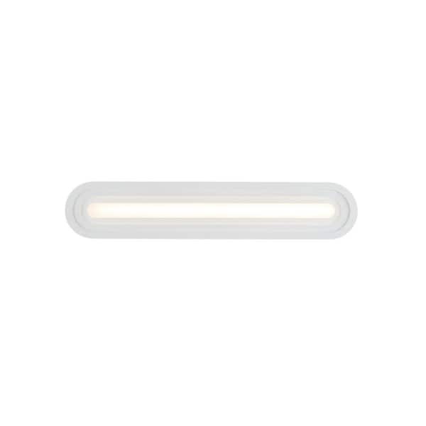 Arco 24-in 1 Light 24-Watt White Integrated LED Vanity Light