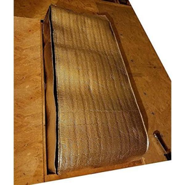 Attic Stairs Insulation Cover for Pull Down Stair 25 x 54 x 11 Low-dip Entrance and Tear by Miloo R-Value 15.3 Extra Thick Fire Proof Attic Cover Stairway Insulator with Easy Installation