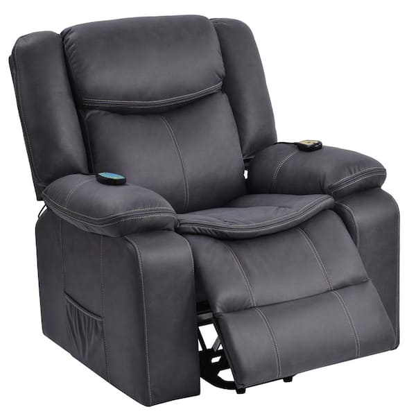 Power Lift Recliner PU Leather with Massage and Heating - On Sale - Bed  Bath & Beyond - 34935411