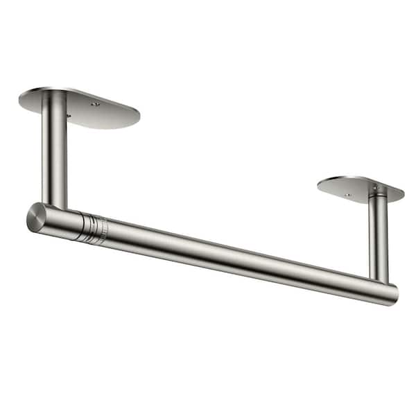 Wall Mount Single Post Toilet Paper Holder in Brushed Nickel