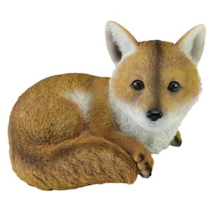 5 in. H Diablo the Baby Red Fox Statue