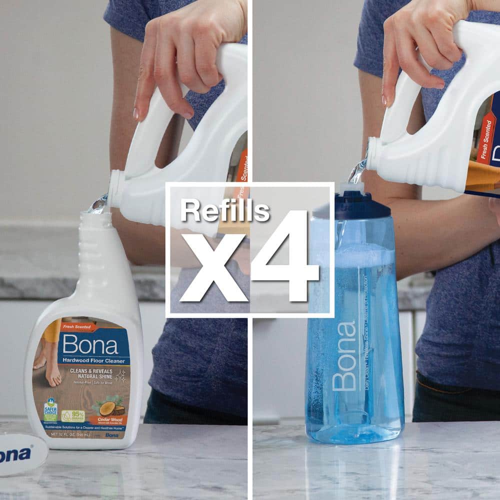 Bona Cedarwood Scent Hardwood Floor Cleaner Refill 128 oz