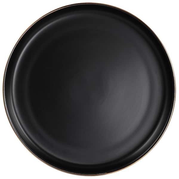 black and white plates