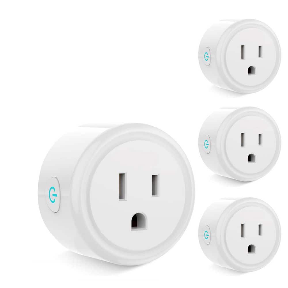 15A 120-Volt WiFi Smart Plug Timer Remote Control Alexa Google Home Compatible 5GHz 2. 4GHz White 4-Pack price history on PriceWatchPro