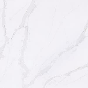 Quartz Countertop Sample in Calacatta Gold