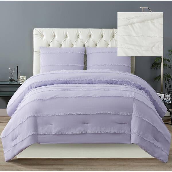 lavender duvet twin