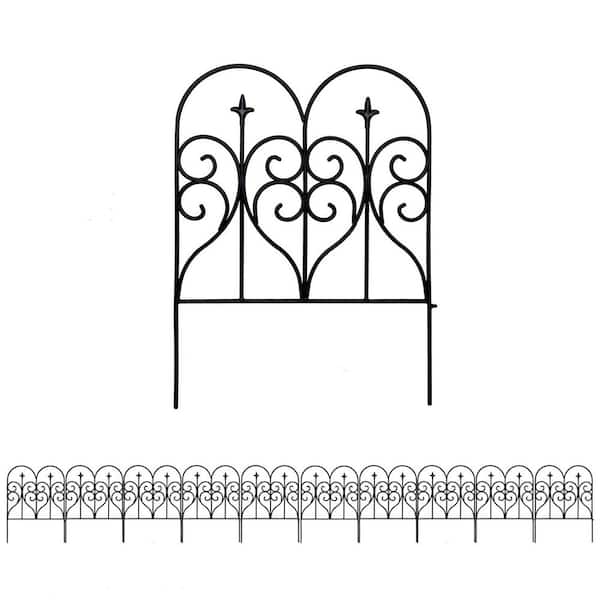 Garden Fencing 10 Pack, 32 in. (H) x 20 ft. (L) Rustproof Iron Wire Panel Border