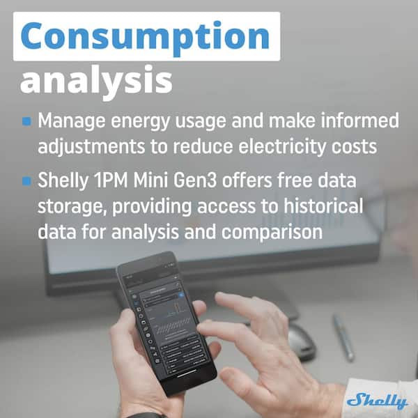 Shelly Plus 1PM Gen 3 - Interruttore Relè WiFi Con Misurazione Potenza, Per Domotica - Foto 3