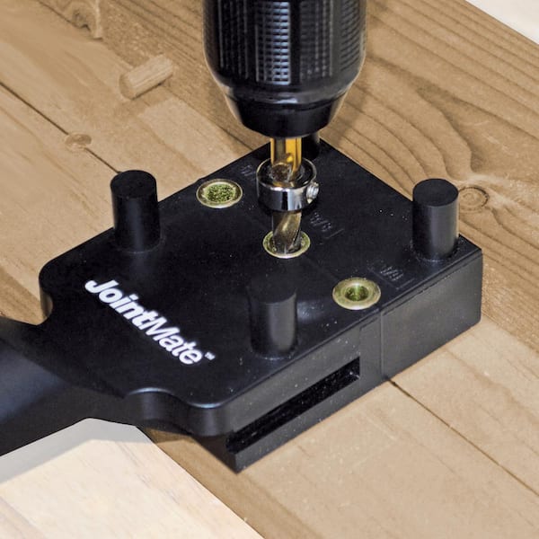 Universal Dowel Jig Joint Mate for Corner Edge and Surface Joints Self-Centering