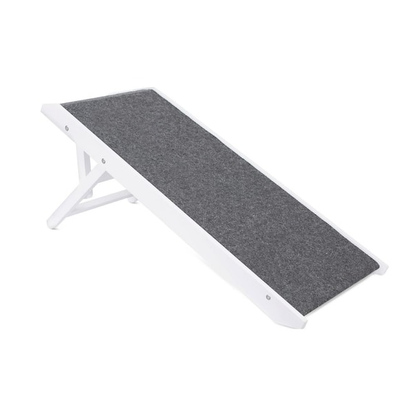 BirdRock Home Internet's Best Long White Adjustable Pet Ramp