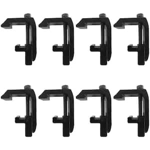 Cap Topper Mounting Clamps for Track System Truck Rack Camper Shell No-Drilling Installation (Set of 8)