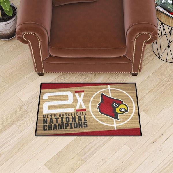 Officially Licensed NCAA Holiday Sweater Mat- University of Louisville