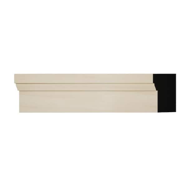 Ekena Millwork WM180 1.25 in. D x 2 in. W x 6 in. L Wood (Poplar) Casing Sample