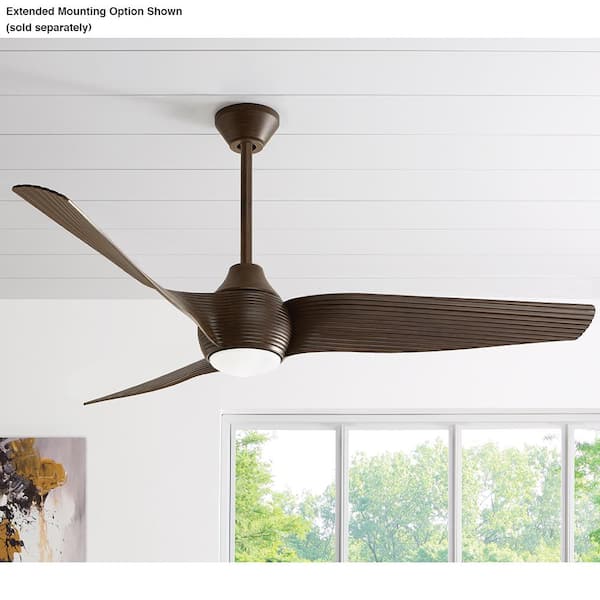 Home Decorators Collection Kayden Dc 60, White Or Dark Wood Ceiling Fan