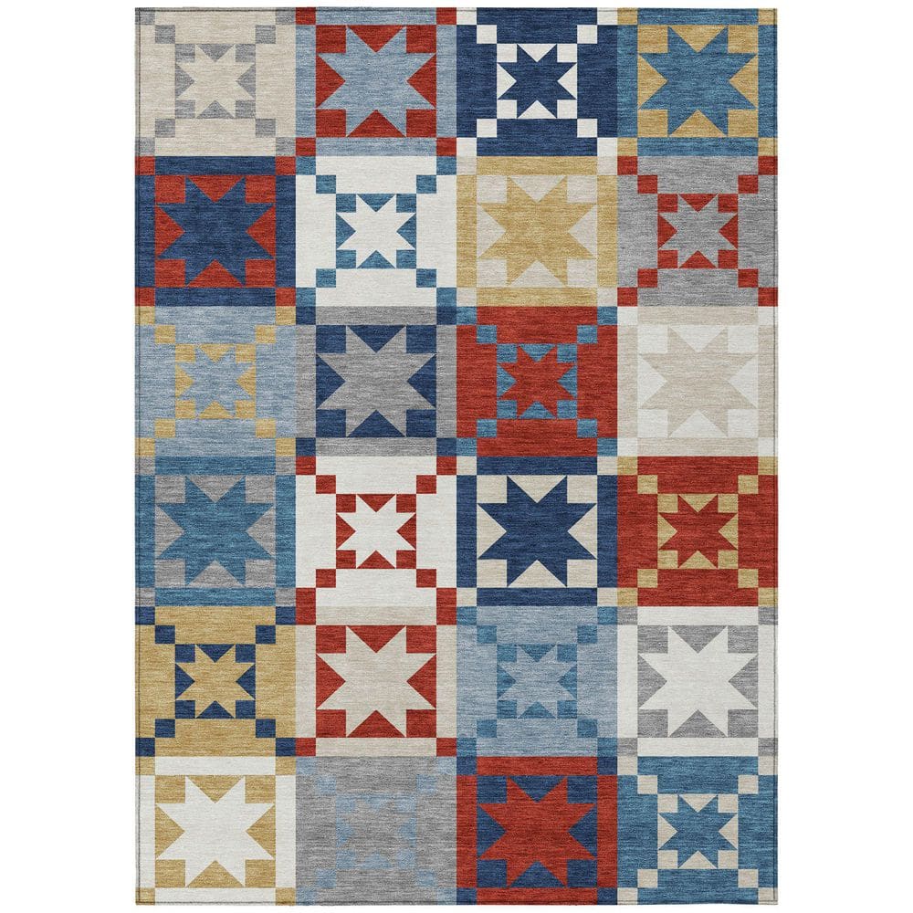 Chantille Machine Washable Indoor/Outdoor Abstract ACN2538 Red 10 ft. x 14 ft. Area Rug price history on PriceWatchPro