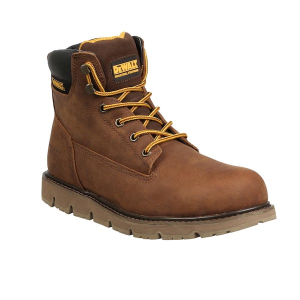 DEWALT Men's Flex 6'' Work Boots - Soft Toe - Bison Size 7(M)