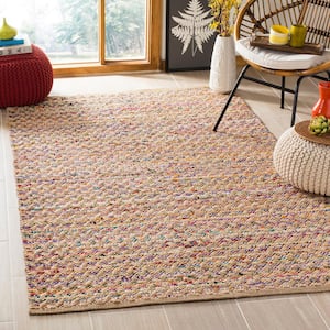 Cape Cod Red/Natural 6 ft. x 9 ft. Geometric Area Rug
