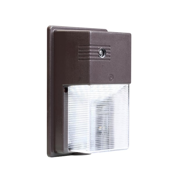 Novolink Bronze 800-Lumen Warm White Outdoor Integrated LED Wall Pack Light