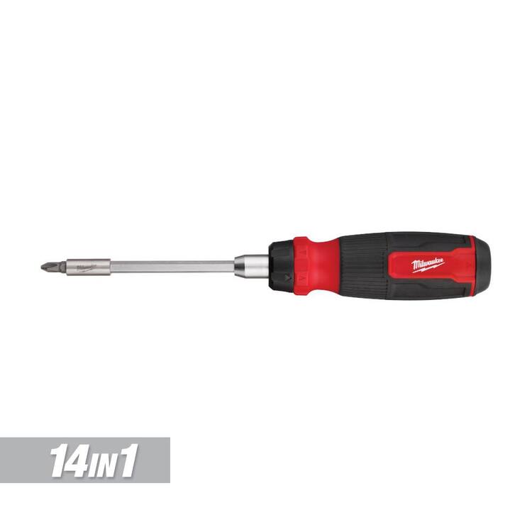 Milwaukee 14-In-1 Ratcheting Multi-Bit Screwdriver