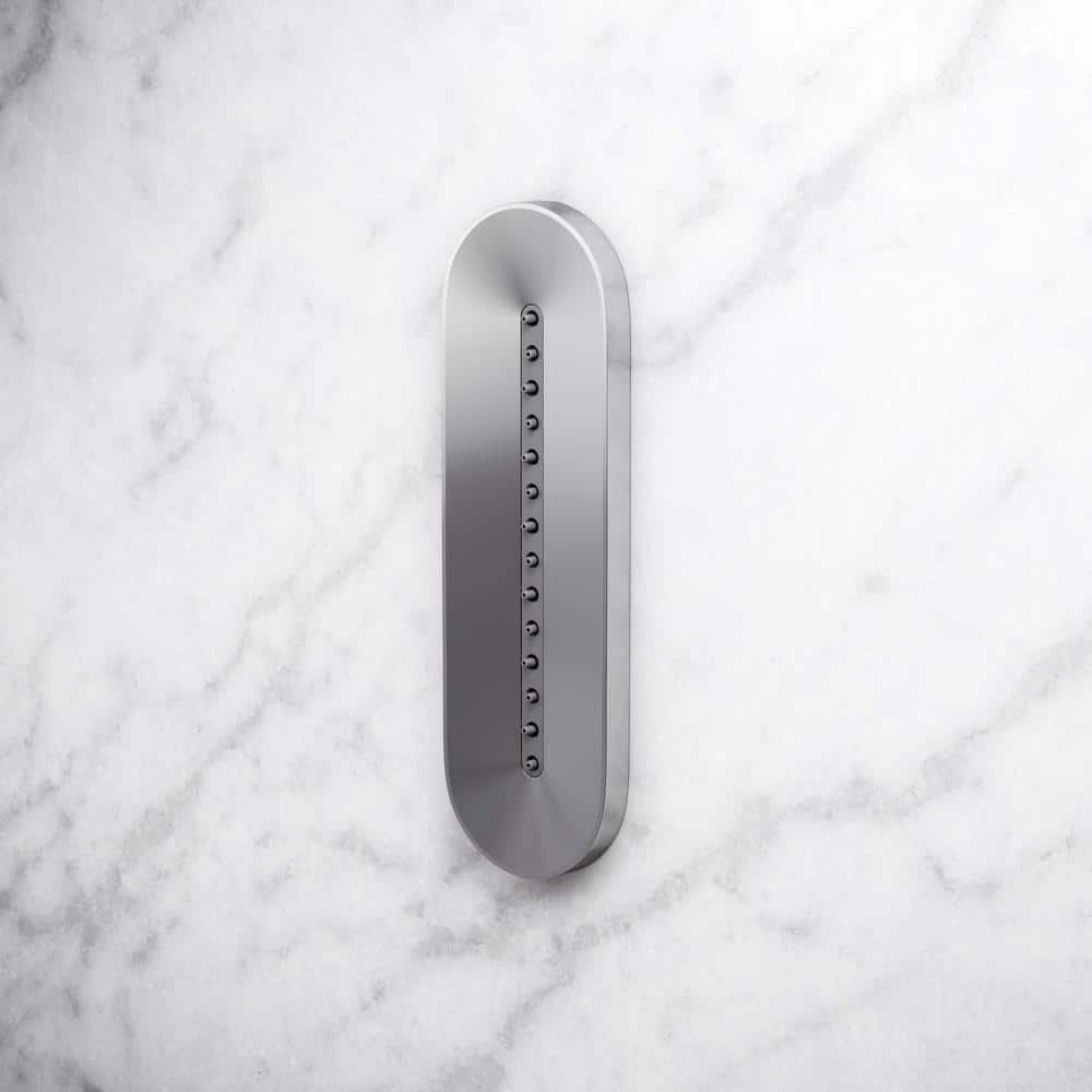 Vibrant Brushed Bronze Oval Single-Function Shower Body Spray