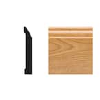 5523 29/64 in. x 3-1/4 in. x 8 ft. PVC Composite Imperial Oak Colonial Base Moulding