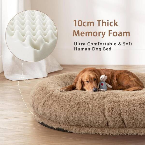 Faux Fur Thick Memory Foam Dog Bed Foam Couch Critter Sitters 42