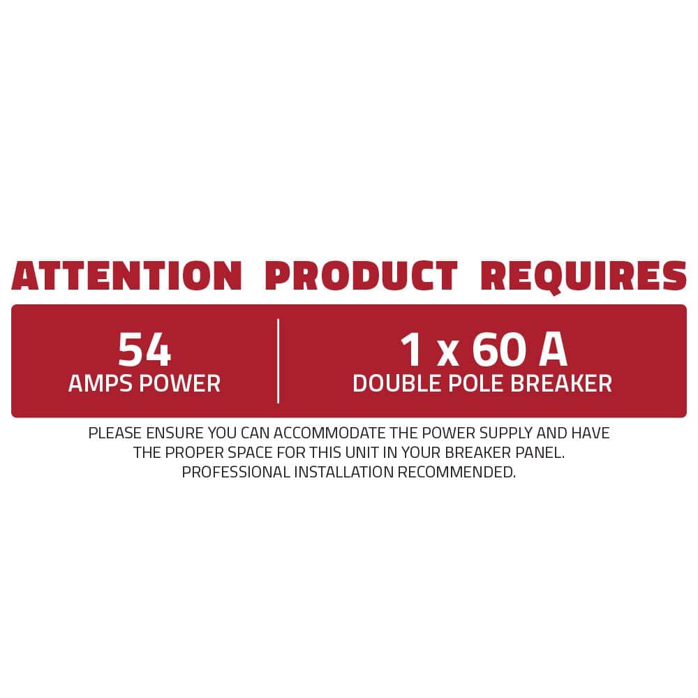 Eemax Blue Electric Tankless Water Heater, 13 kW, 240 Volts