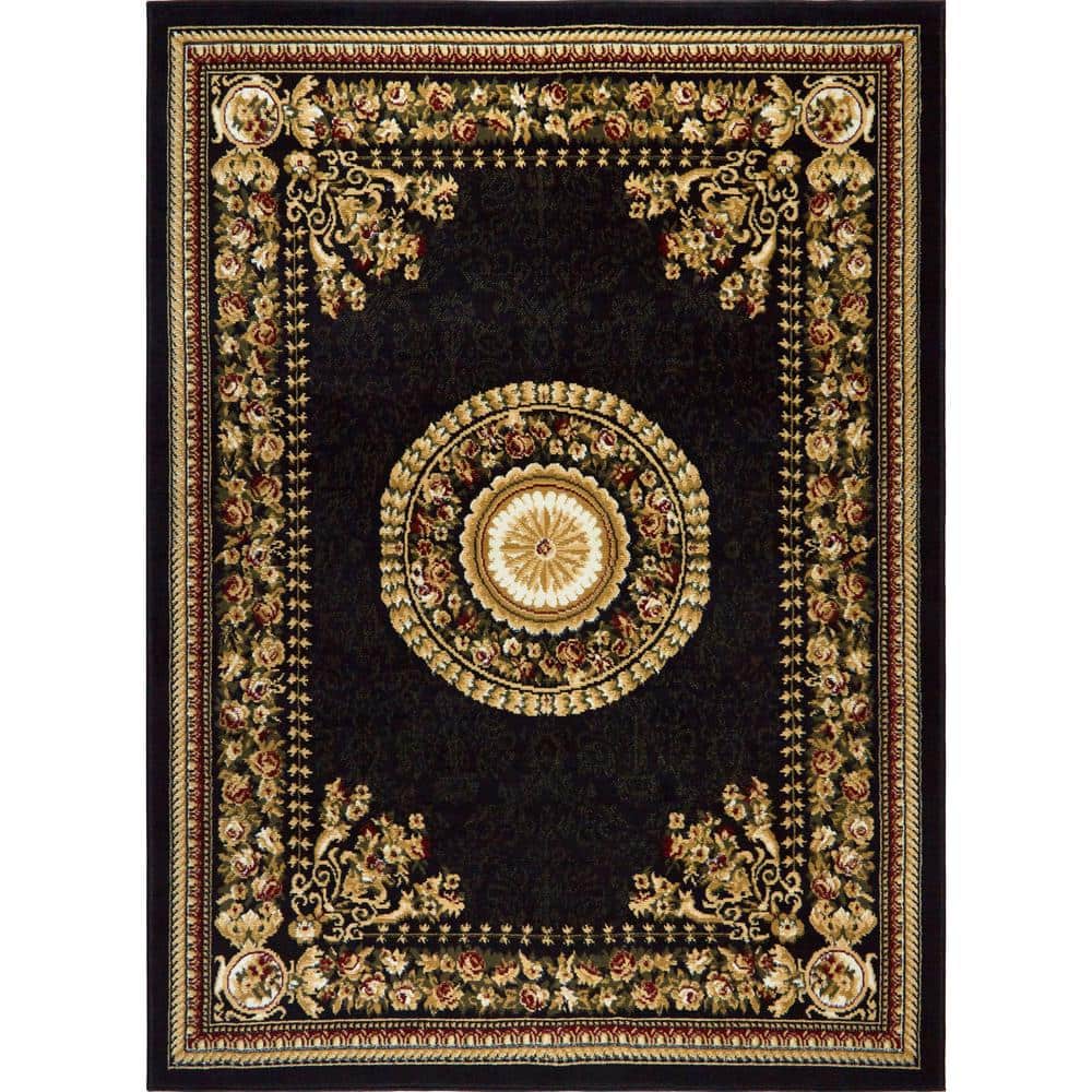 Home Dynamix Optimum Athens Black/Beige 2 ft. x 3 ft. Border Area Rug 5