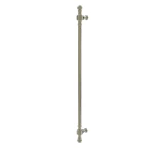 Retro Wave Collection 18 in. Center-to-Center Refrigerator Pull in Polished Nickel