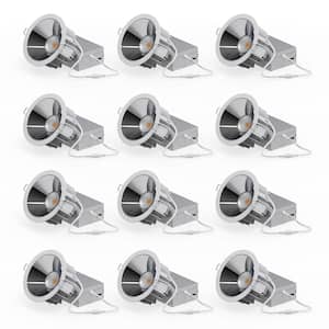 36-Degree Angle 4 in. 5CCT Selectable White New Construction 12-Watt 960-Lumens Triac Dimmable LED Light (12-Pack)