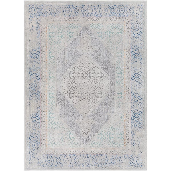 Artistic Weavers Lagos Light Grey Traditional 8 ft. x 10 ft. Indoor Area Rug
