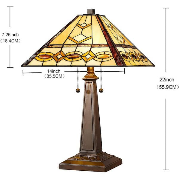 Minnesota Vikings 40-in. Stained Glass Pool Table Lamp For Sale