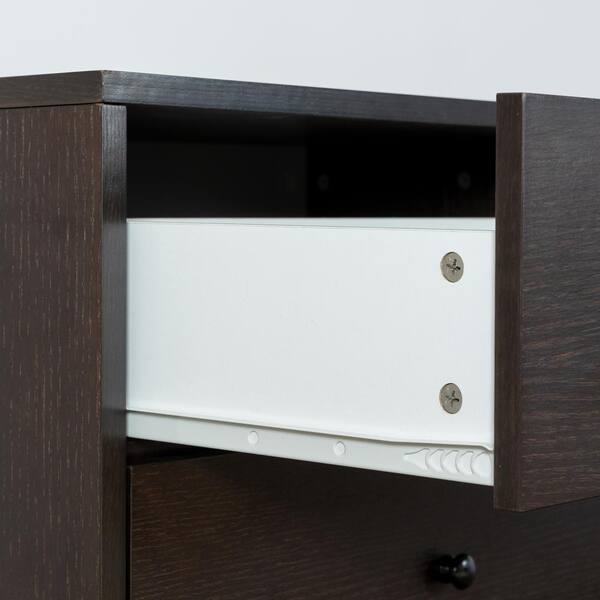 Retro Brown 6-Drawer 53 in. Wide Dresser Storge Cabinet Retro Brown 6-Drawer 53 in. Wide Dresser Storge Cabinet