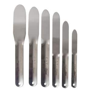Stainless Steel Caulking Spatula Set for Mortar Joint Sealant (6-Piece)