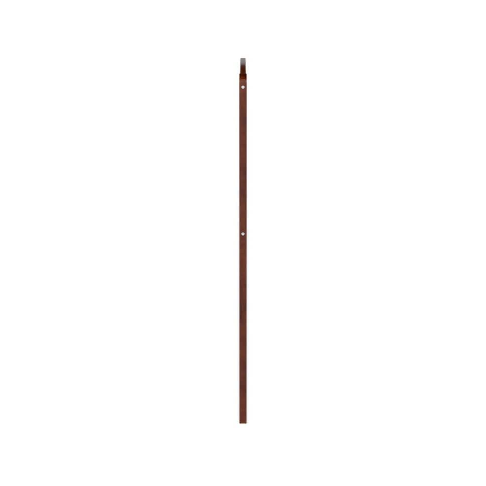 Richmond Queen Walnut Wood Headboard with Mission Slats