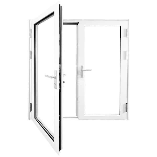 TEZA DOORS Teza F65 Series 61. 5 x 80 in. Aluminum French Door