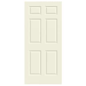 36 in. x 80 in. Colonist Vanilla Painted Textured Molded Composite MDF Interior Door Slab