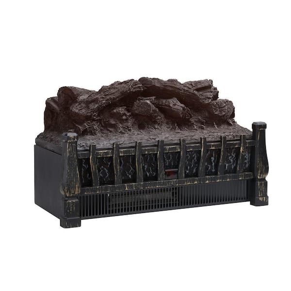 20.5 in. Freestanding Electric Fireplace Insert Heater with Realistic Flame Effect, Ember Bed, Remote Control in Black