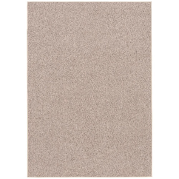Beige 5 ft. x 7 ft. Striped Area Rug