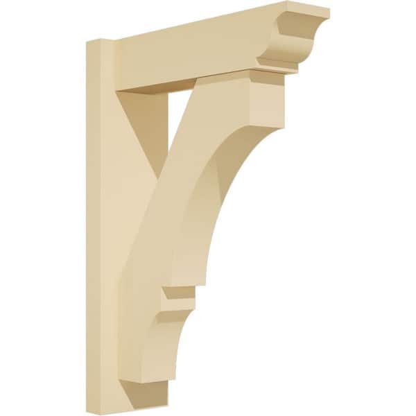 Ekena Millwork Balboa 5 in. W x 22 in. H x 16 in. D Signature Urethane Polyurethane Outlooker with Traditional Ends