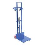 500 lb. Steel Foot Pump Lite Load Lift with Fixed Wheels